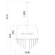 Подвесная люстра Escada Charm 652/5S White