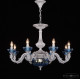 Подвесная люстра Bohemia Ivele Crystal AL79101P/8/250 WMN P Aquamarine/M-1G