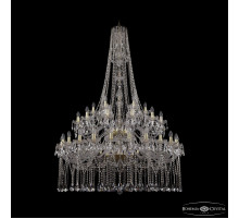 Подвесная люстра Bohemia Ivele Crystal 1413/24+12+6/460/h-185/2d Ni