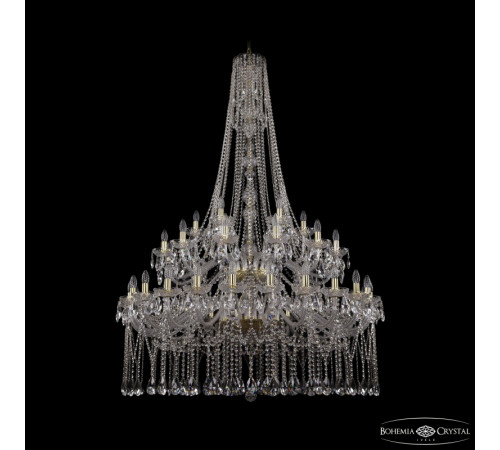 Подвесная люстра Bohemia Ivele Crystal 1413/24+12+6/460/h-185/2d Ni