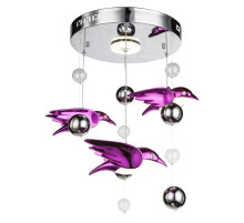 Подвесная светодиодная люстра Globo Bird 56672-4D