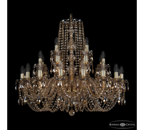 Подвесная люстра Bohemia Ivele Crystal 1402/16+8+4/300 G M721 Подвесная люстра Bohemia Ivele Crystal 1402/16+8+4/300 G M721