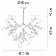 Подвесная люстра Arte Lamp Candy A7274SP-36WH