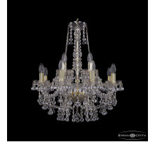 Подвесная люстра Bohemia Ivele Crystal 1409/8+4/195/h-62 G