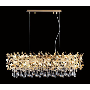 Подвесная люстра Crystal Lux Romeo SP8 Gold L1000