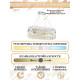 Подвесная люстра Natali Kovaltseva Riveria LED LAMPS 81275
