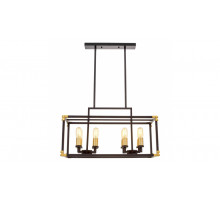 Подвесная люстра Lumina Deco Waldorf LDP 1140-8 BK+MD