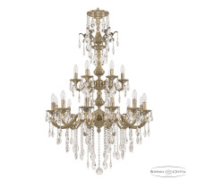 Подвесная люстра Bohemia Ivele Crystal Verona 72101/12+6/250/XL/2d B FP