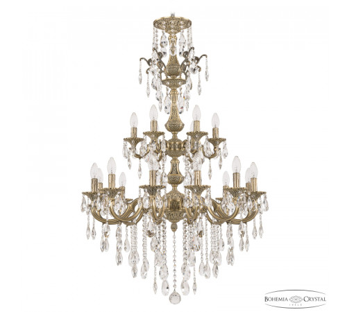 Подвесная люстра Bohemia Ivele Crystal Verona 72101/12+6/250/XL/2d B FP Подвесная люстра Bohemia Ivele Crystal Verona 72101/12+6/250/XL/2d B FP