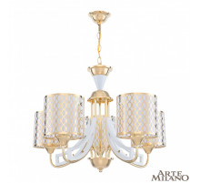 Подвесная люстра Arte Milano Florentia-3387 303387/5 Wh/Gd