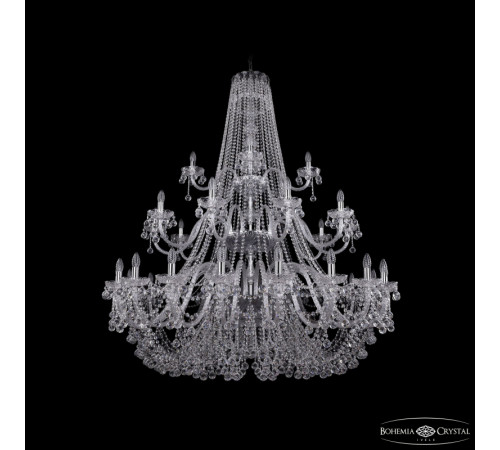 Подвесная люстра Bohemia Ivele Crystal 1409/20+10+5/530/3d Ni Подвесная люстра Bohemia Ivele Crystal 1409/20+10+5/530/3d Ni