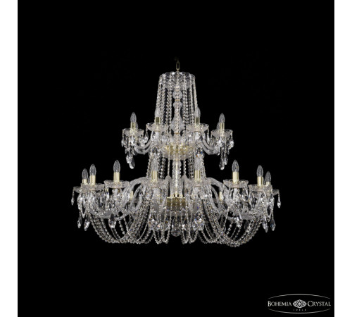 Подвесная люстра Bohemia Ivele Crystal 1402/16+8/400/2d G
