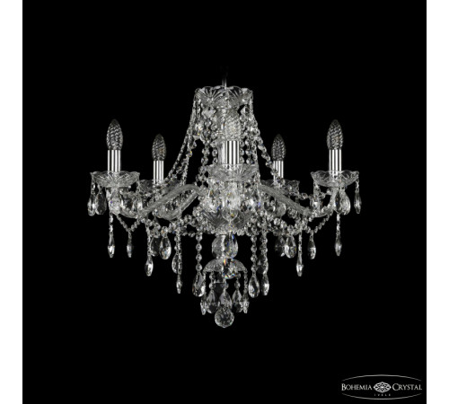 Подвесная люстра Bohemia Ivele Crystal 1415/5/200 Ni Подвесная люстра Bohemia Ivele Crystal 1415/5/200 Ni