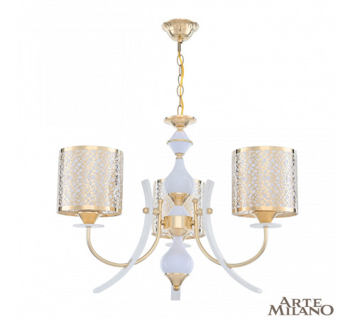 Подвесная люстра Arte Milano Florentia-6067 306067/3 Wh/Gd