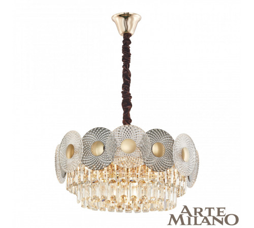 Подвесная люстра Arte Milano 1508B.D550.H250.E14.9 G Подвесная люстра Arte Milano 1508B.D550.H250.E14.9 G