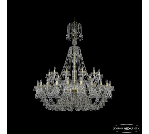 Подвесная люстра Bohemia Ivele Crystal 1409/24+12/530/XL-170 G Подвесная люстра Bohemia Ivele Crystal 1409/24+12/530/XL-170 G