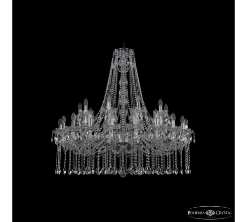 Подвесная люстра Bohemia Ivele Crystal 1413/20+10/400/h-109 Ni