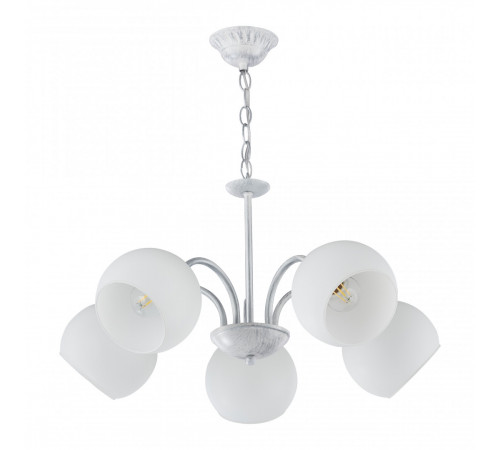 Подвесная люстра Arte Milano Amalfi 335010/5 WT+SL Подвесная люстра Arte Milano Amalfi 335010/5 WT+SL