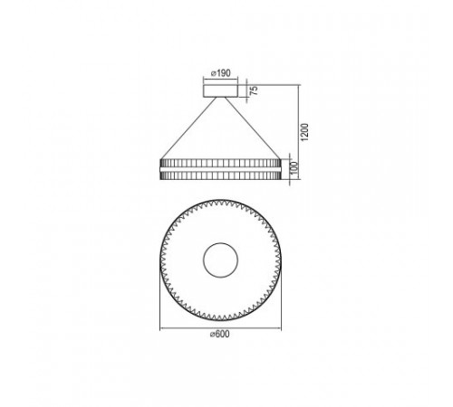 Подвесная люстра Vele Luce VL1694P01 Подвесная люстра Vele Luce VL1694P01