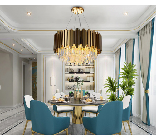 Подвесная люстра Delight Collection Barclay A006-600 L6 gold