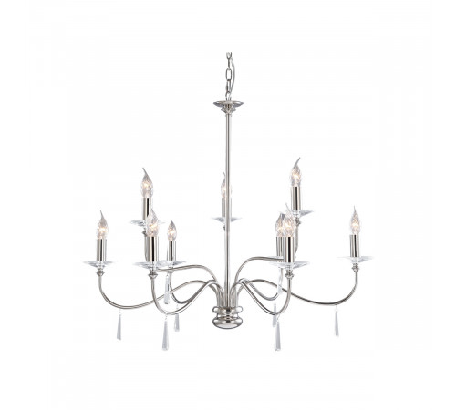 Подвесная люстра Elstead Lighting Finsbury park FP9-POL-NICKEL Подвесная люстра Elstead Lighting Finsbury park FP9-POL-NICKEL
