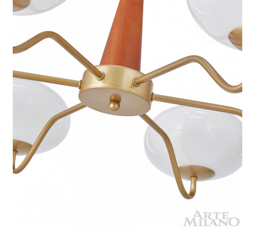 Подвесная люстра Arte Milano Napoli 310166/D780/6 BS/WD Подвесная люстра Arte Milano Napoli 310166/D780/6 BS/WD