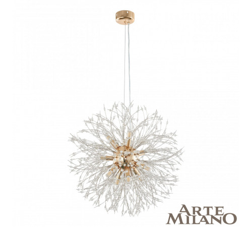 Подвесная люстра Arte Milano 74398.D500.H550.G9.12 G Подвесная люстра Arte Milano 74398.D500.H550.G9.12 G