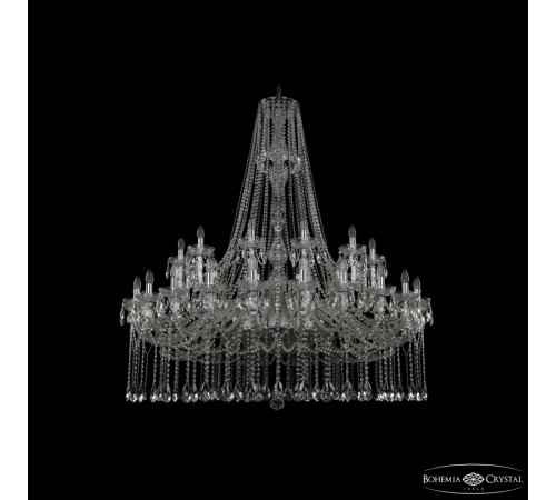 Подвесная люстра Bohemia Ivele Crystal 1413/24+12/530/h-160 Ni Подвесная люстра Bohemia Ivele Crystal 1413/24+12/530/h-160 Ni