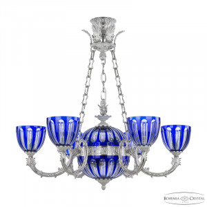 Подвесная люстра Bohemia Ivele Crystal Florence 71009P/6/210 NW P1 U Clear-Blue/H-1H Y8 FA2S