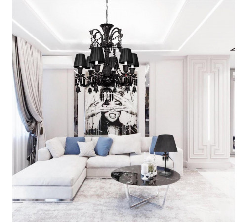 Подвесная люстра Loft IT Zenith 10210/12 Black Подвесная люстра Loft IT Zenith 10210/12 Black