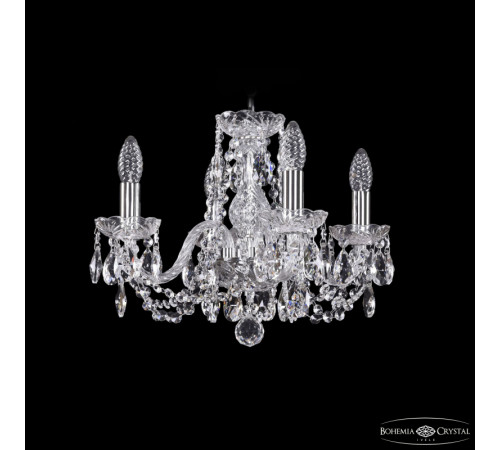 Подвесная люстра Bohemia Ivele Crystal 1402/4/141 Ni Подвесная люстра Bohemia Ivele Crystal 1402/4/141 Ni
