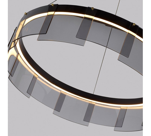 Подвесная люстра Delight Collection Stratos D8825P/S black/smoky