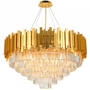 Подвесная люстра Natali Kovaltseva VERTIGO 81440/12C GOLD