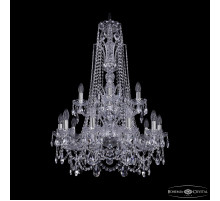 Подвесная люстра Bohemia Ivele Crystal 1411/10+5/240/XL-94/2d Ni