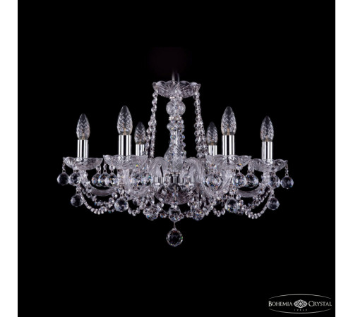 Подвесная люстра Bohemia Ivele Crystal 1402/6/195 Ni Balls Подвесная люстра Bohemia Ivele Crystal 1402/6/195 Ni Balls