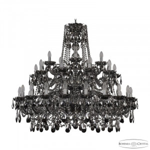 Подвесная люстра Bohemia Ivele Crystal 1411/20+10+5/400/2d Ni M781