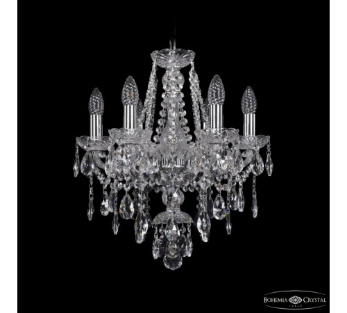 Подвесная люстра Bohemia Ivele Crystal 1415/6/141 Ni Подвесная люстра Bohemia Ivele Crystal 1415/6/141 Ni