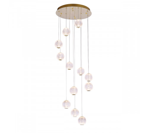 Подвесная люстра DeLight Collection Elliot Diamante MD20001012-12A gold