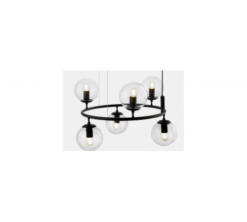 Подвесная люстра Lumina Deco Ceredo LDP 6034-6 RND BK Подвесная люстра Lumina Deco Ceredo LDP 6034-6 RND BK
