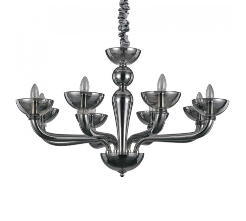 Подвесная люстра Ideal Lux Casanova SP8 Fume 095615 Подвесная люстра Ideal Lux Casanova SP8 Fume 095615