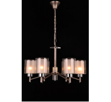 Подвесная люстра Natali Kovaltseva DOUBLE 81049-6C ANTIQUE SILVER