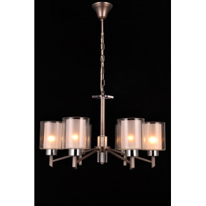 Подвесная люстра Natali Kovaltseva DOUBLE 81049-6C ANTIQUE SILVER