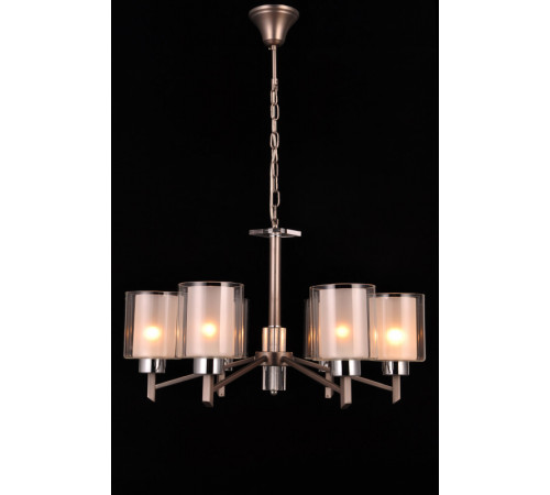 Подвесная люстра Natali Kovaltseva DOUBLE 81049-6C ANTIQUE SILVER Подвесная люстра Natali Kovaltseva DOUBLE 81049-6C ANTIQUE SILVER
