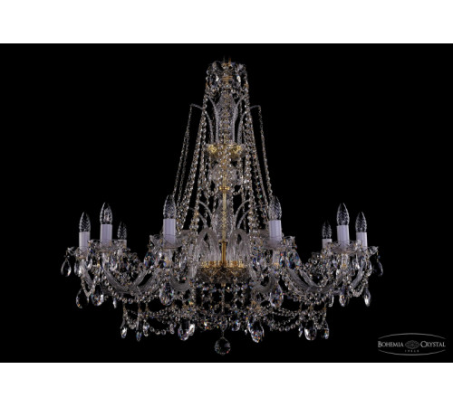 Подвесная люстра Bohemia Ivele Crystal 1411/10/360/XL-87 G Подвесная люстра Bohemia Ivele Crystal 1411/10/360/XL-87 G