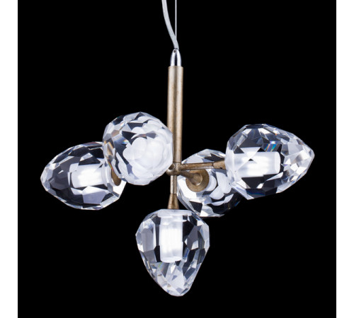Подвесная люстра Delight Collection On the Rocks P68038M-5 gold Подвесная люстра Delight Collection On the Rocks P68038M-5 gold