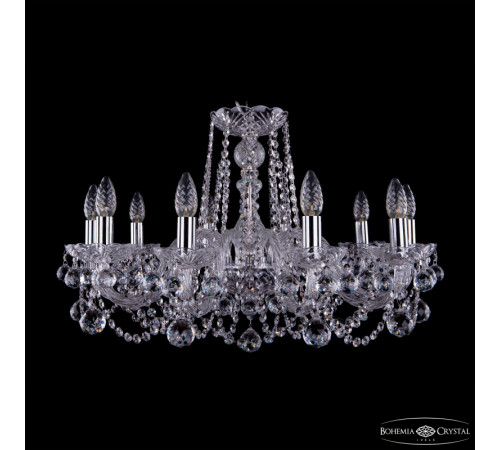 Подвесная люстра Bohemia Ivele Crystal 1402/10/240 Ni Balls
