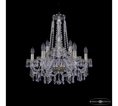 Подвесная люстра Bohemia Ivele Crystal 1403/6+3/195/h-60 G