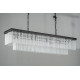 Подвесная люстра Delight Collection 1920s Odeon KR0387P-12C/P black/frost