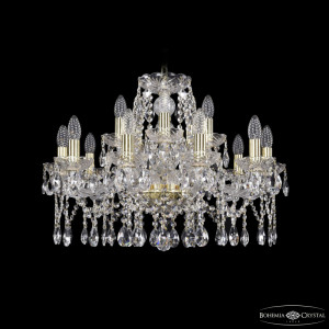 Подвесная люстра Bohemia Ivele Crystal 1413/10+5/220 G