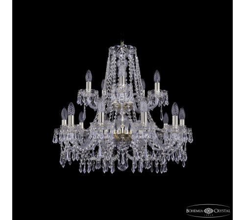 Подвесная люстра Bohemia Ivele Crystal 1403/10+5/240/2d G Подвесная люстра Bohemia Ivele Crystal 1403/10+5/240/2d G